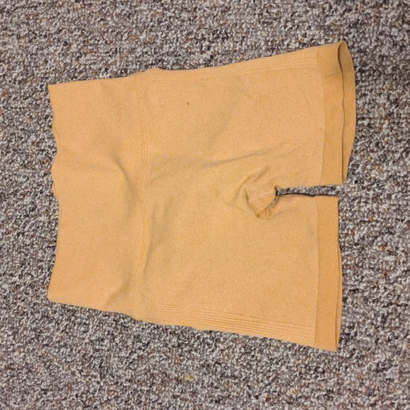 My Lucky Leggings Burnt Yellow Shorts - Picture 3 of 4